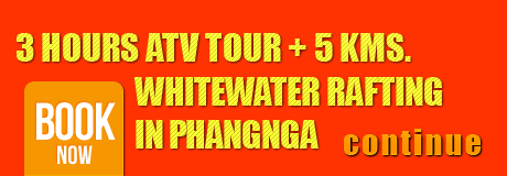 ATV Phangnga, 3 Hours ATV Tour + 5 KMS. Whitewater Rafting in Phangnga